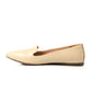 Pointed Toe Cap Genuine Leather Ballerina