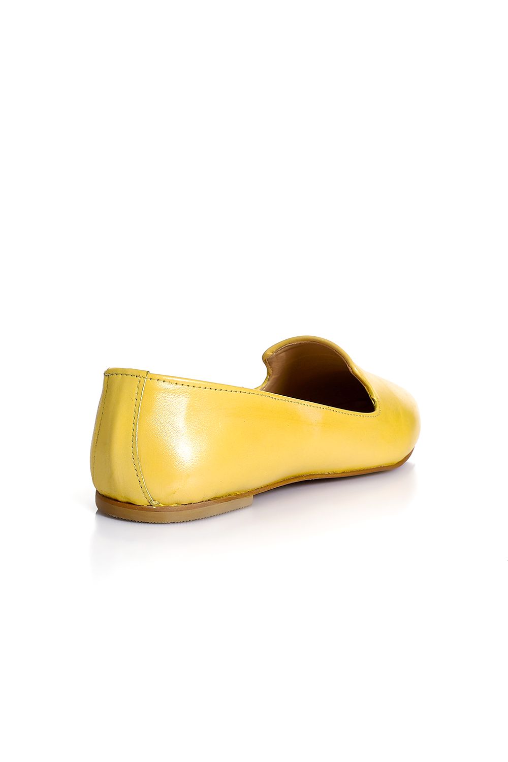 Pointed Toe Cap Genuine Leather Ballerina