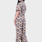 Miss Venus Summery Floral Jumpsuit with Side Pockets