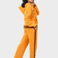 Shechick Bi-Tone Hoodie & Sweatpants Tracksuit Set