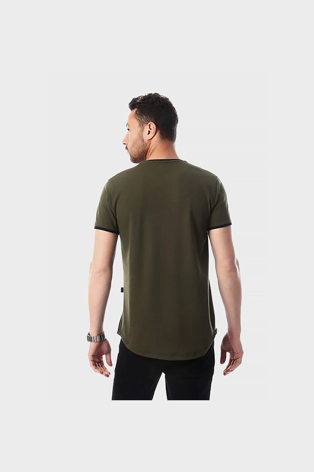 Izor Bi-tone Crew Neck T-Shirt