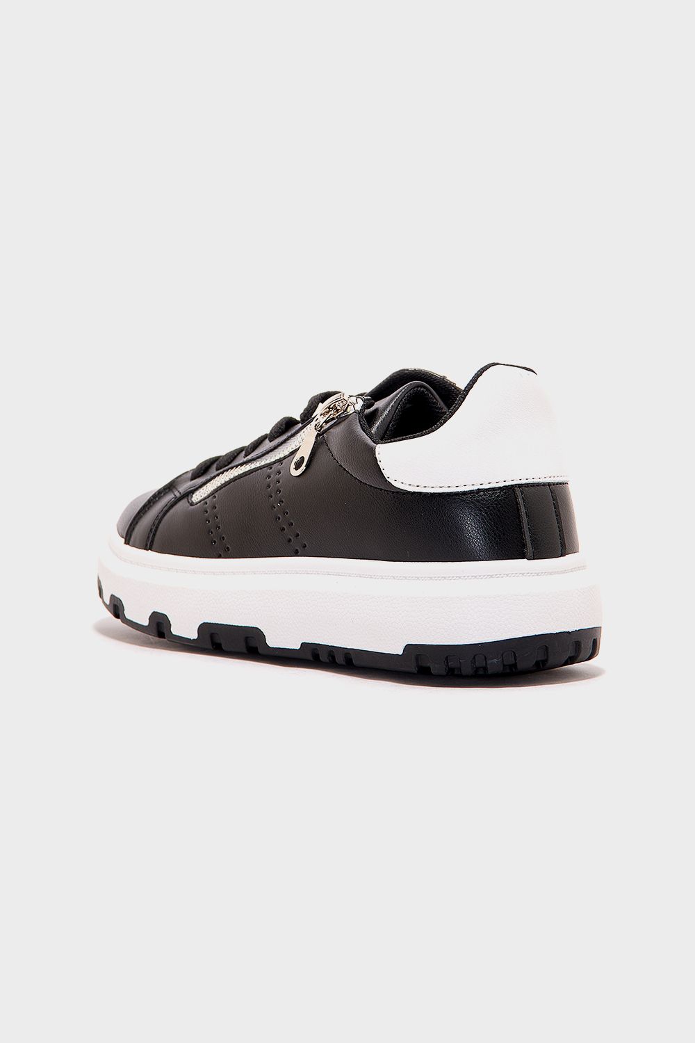 Shoeroom Side Zip and Lace up Sneakers