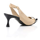 حذاء XO Style Slingback Kitten بكعب عالٍ