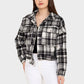 Miss Venus Short Checkered Jacket