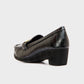 Shoeroom Embossed Leather Heeled Shoes