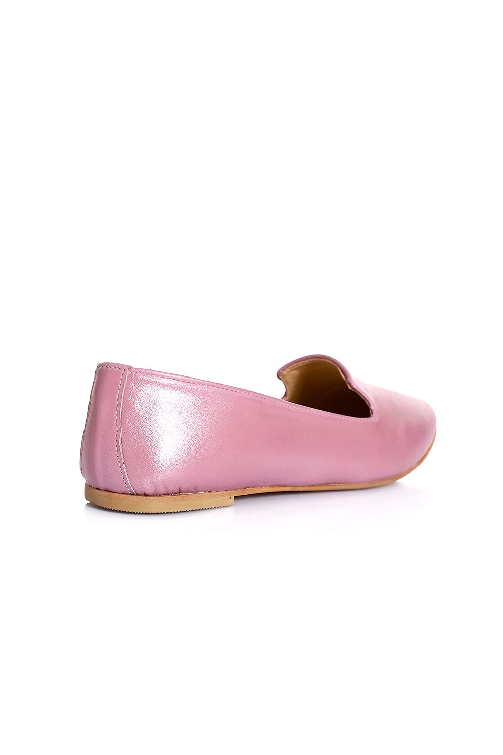 Pointed Toe Cap Genuine Leather Ballerina