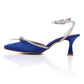 XO Style Bow Detailing Slingback High Heels Shoes