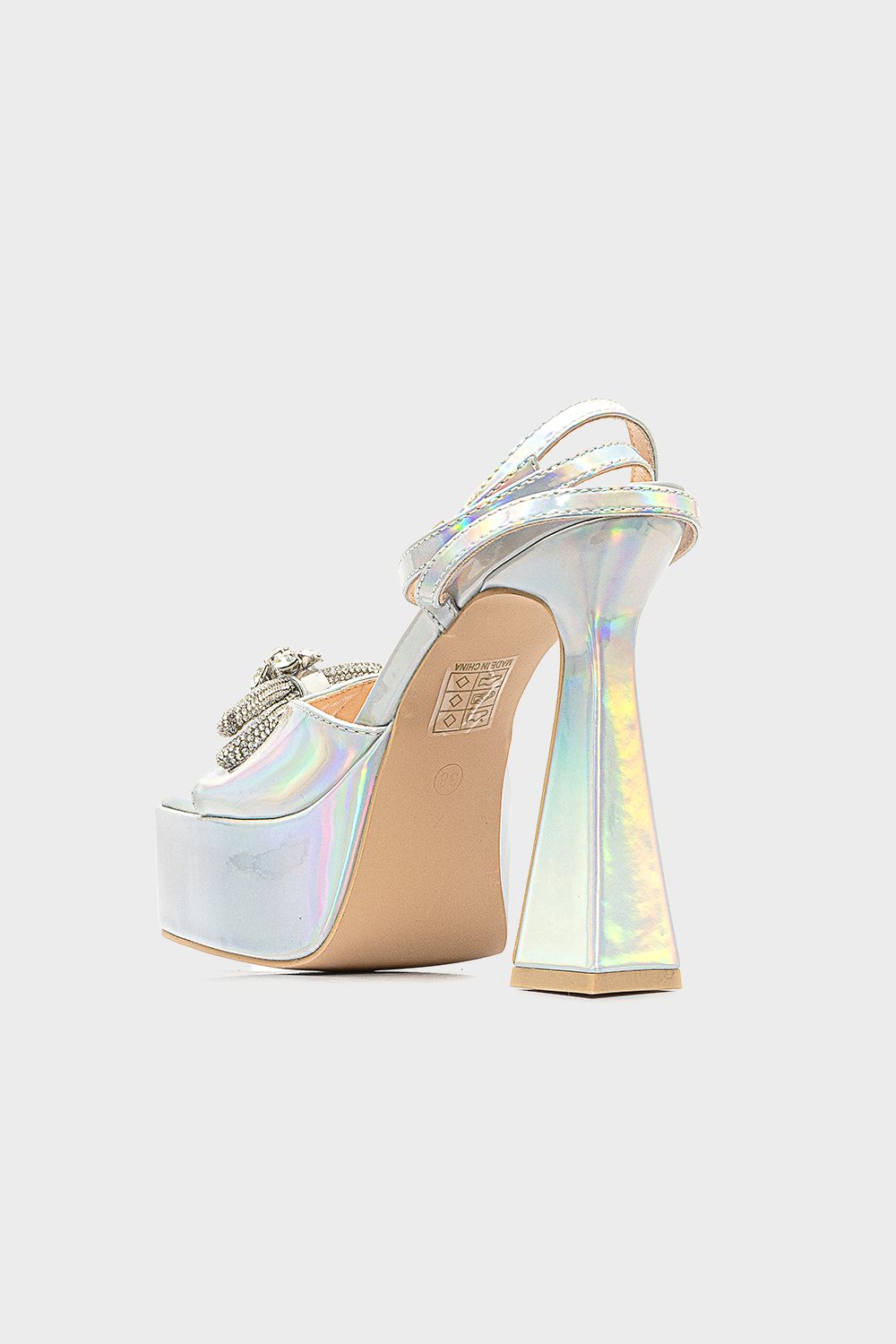 Shoeroom Holographic Soiree High Heeled Sandals