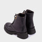 Okoye Mono Black Smooth Leather Boot