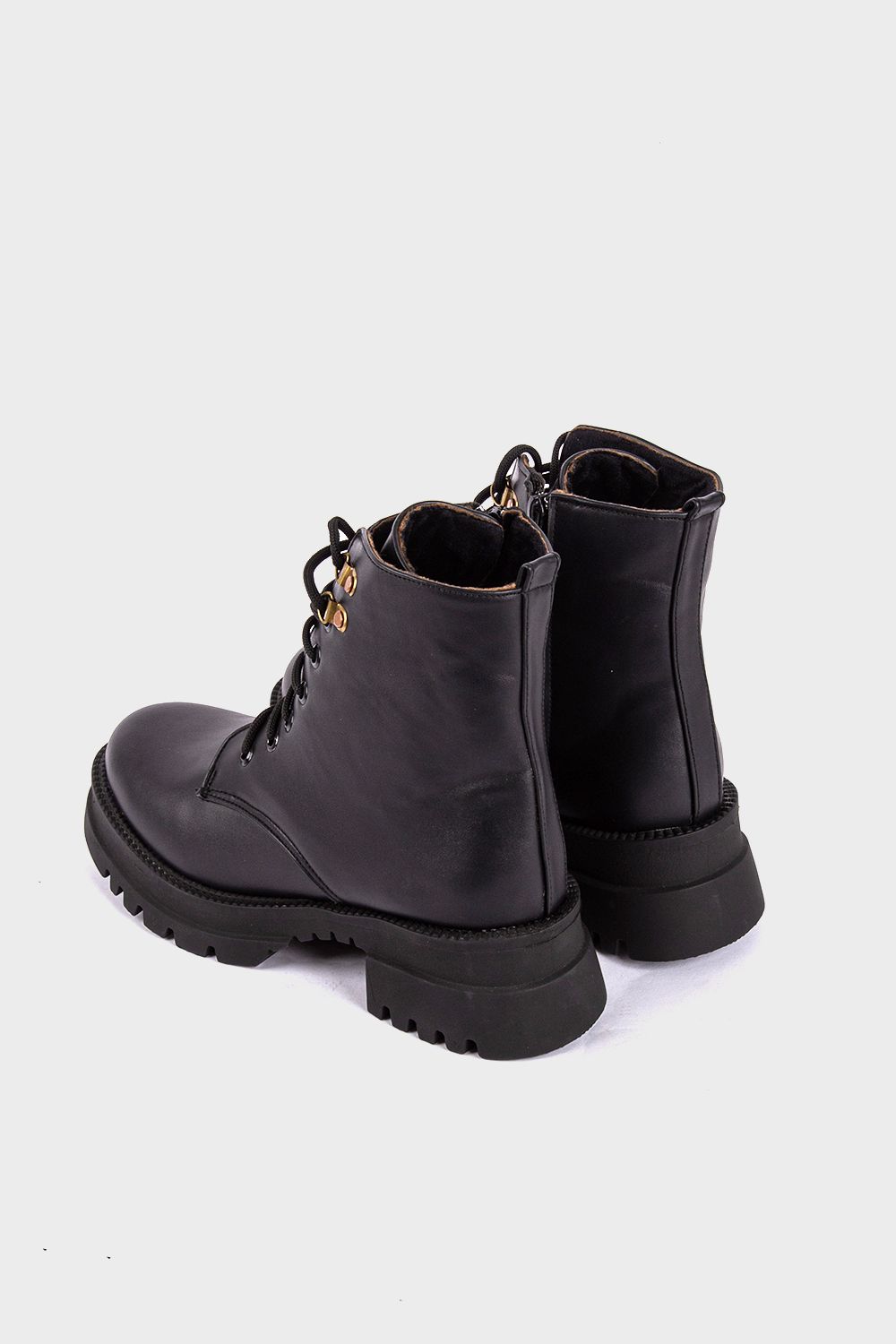 Okoye Mono Black Smooth Leather Boot