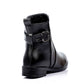 XO Style Stylish Zip Up Half Boots