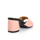 XO Style Plain High Heeled Slides