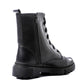 XO Style Combat Boot with Side Zip-Up