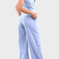 Okoye Light Sky Blue Sleeveless Jumpsuit