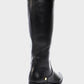 Mr.Joe Plain Low Heels Knee High Boot