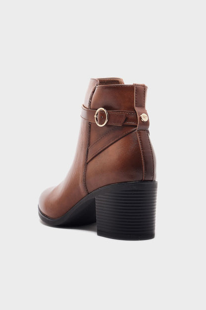 Classic Heeled Half Boots