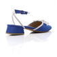 XO Style Strassed Strap Slingback Heeled Shoes