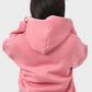 Shechick Unfinished Style Cropped Hoodie