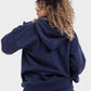 Okoye Premium Line, Navy Oversized Plain Hoodie