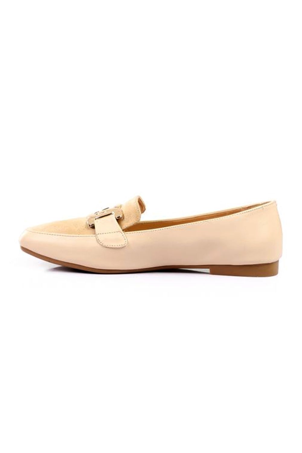 Xo Style Golden Bow Flat Shoes