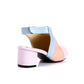 XO Style Tri-Tone Heeled Sandal