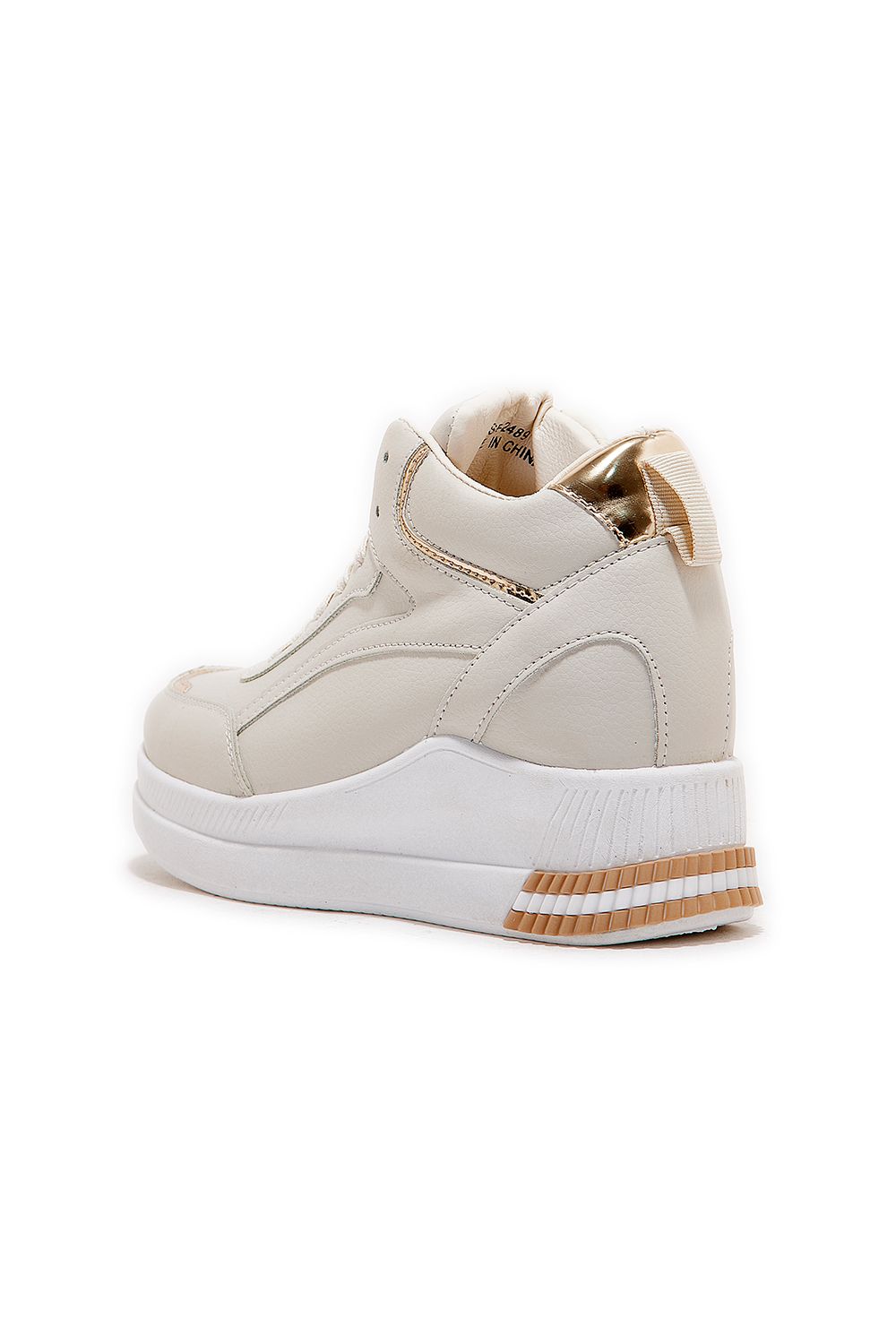 Shoeroom Plain Leather Comfy Sneakers