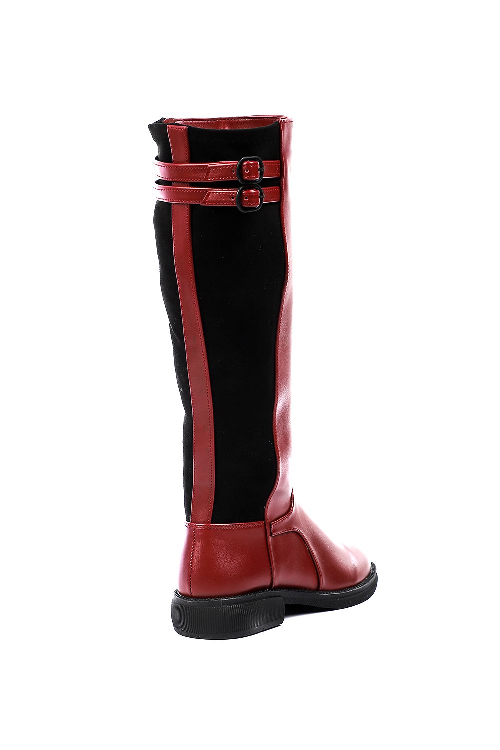 Mr.Joe Bi-Tone Side Zipper knee High Boot