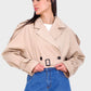 Miss Venus Cropped Trench Jacket