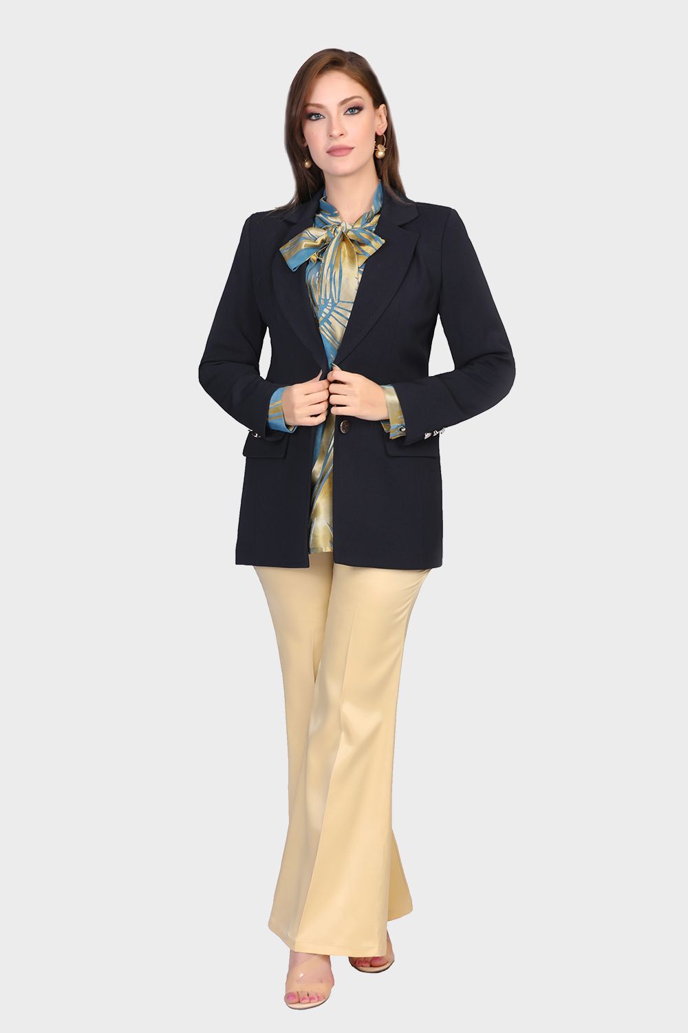 Smoky Classic Blazer with Lining