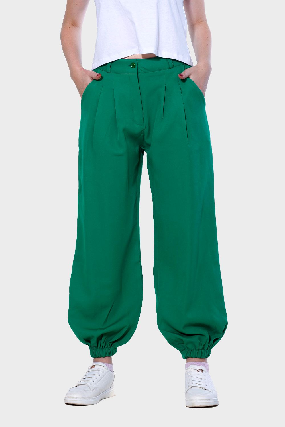 Miss Venus Slouchy Pants with Side Pockets