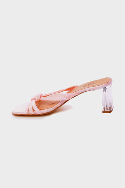 Slipper with Transparent Heel