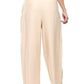 Mr.Joe Wide Leg Pants with Buckle Belt