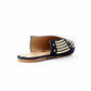 Mr.Joe Pointed Toecap Flat Mule Shoes