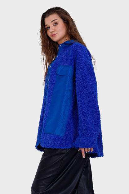 سترة تيدي بجيوب أمامية