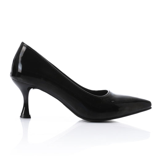Classic Black Verne Court Pumps
