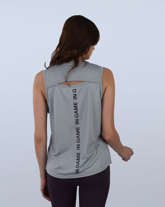 Grey Modal Yoga Tank Top