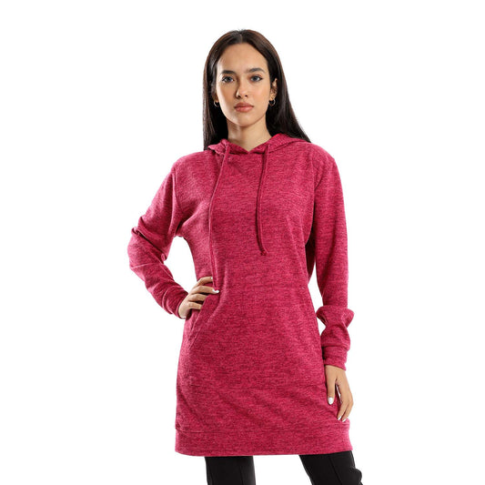 Slip-on Long Hoodie - هودي طويل سهل الارتداء