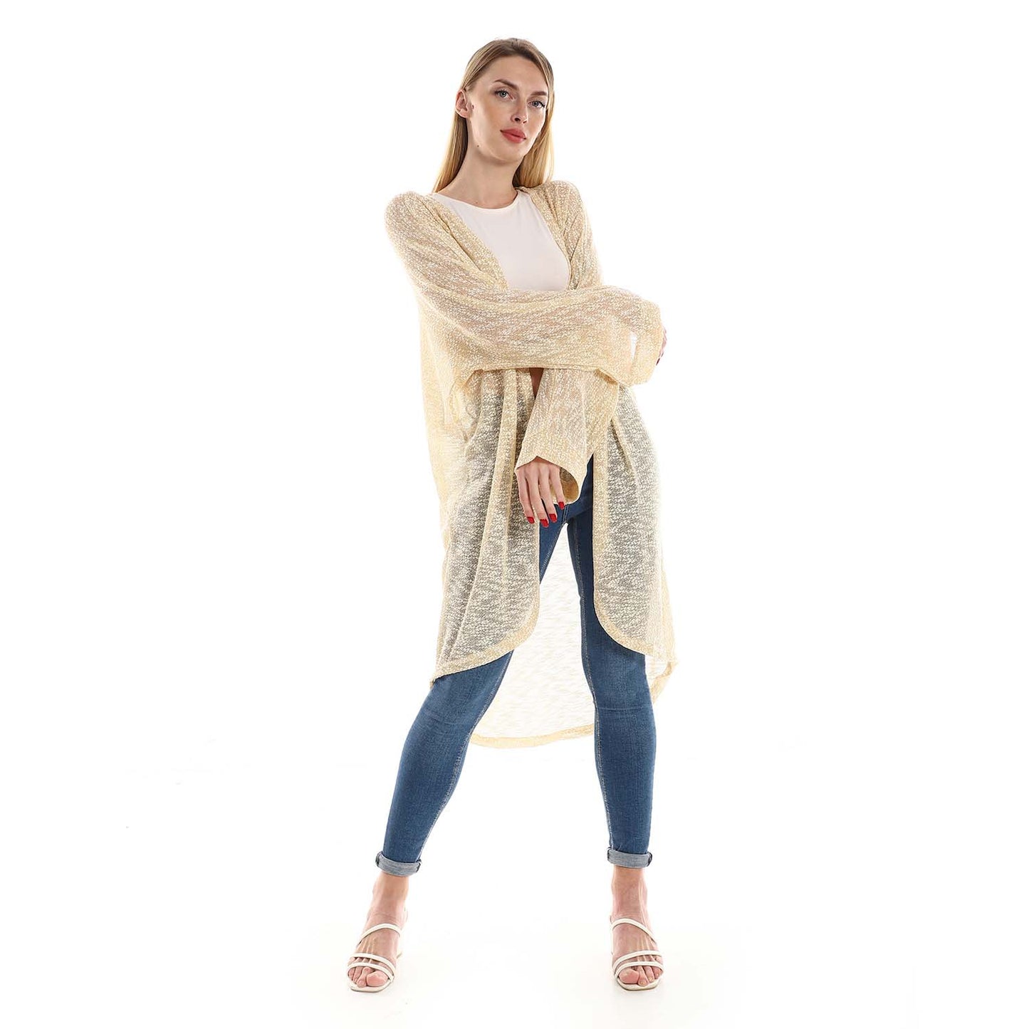 Knitted Oversized Cardigan - كارديجان محبوك أوفر سايز