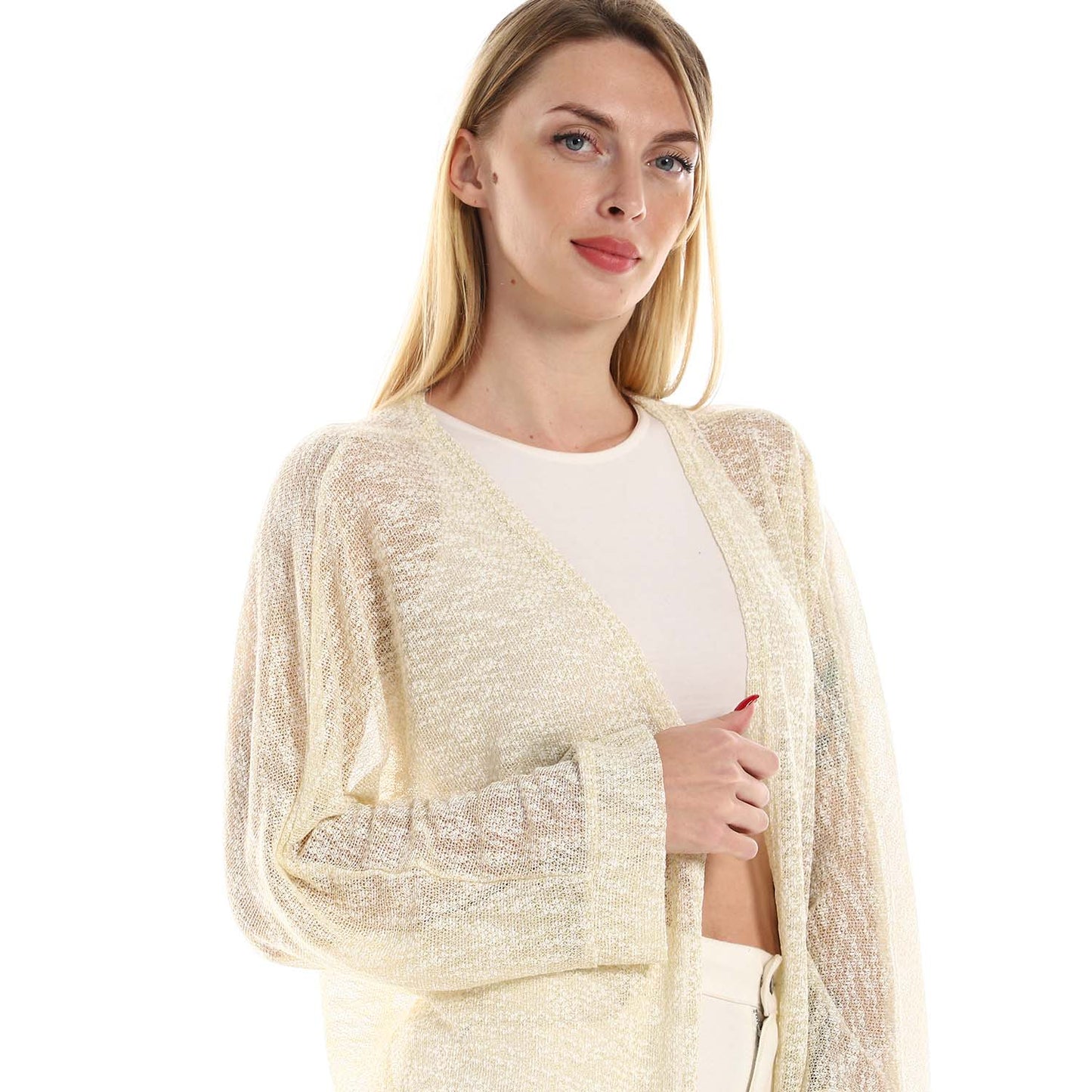 Knitted Oversized Cardigan - كارديجان محبوك أوفر سايز