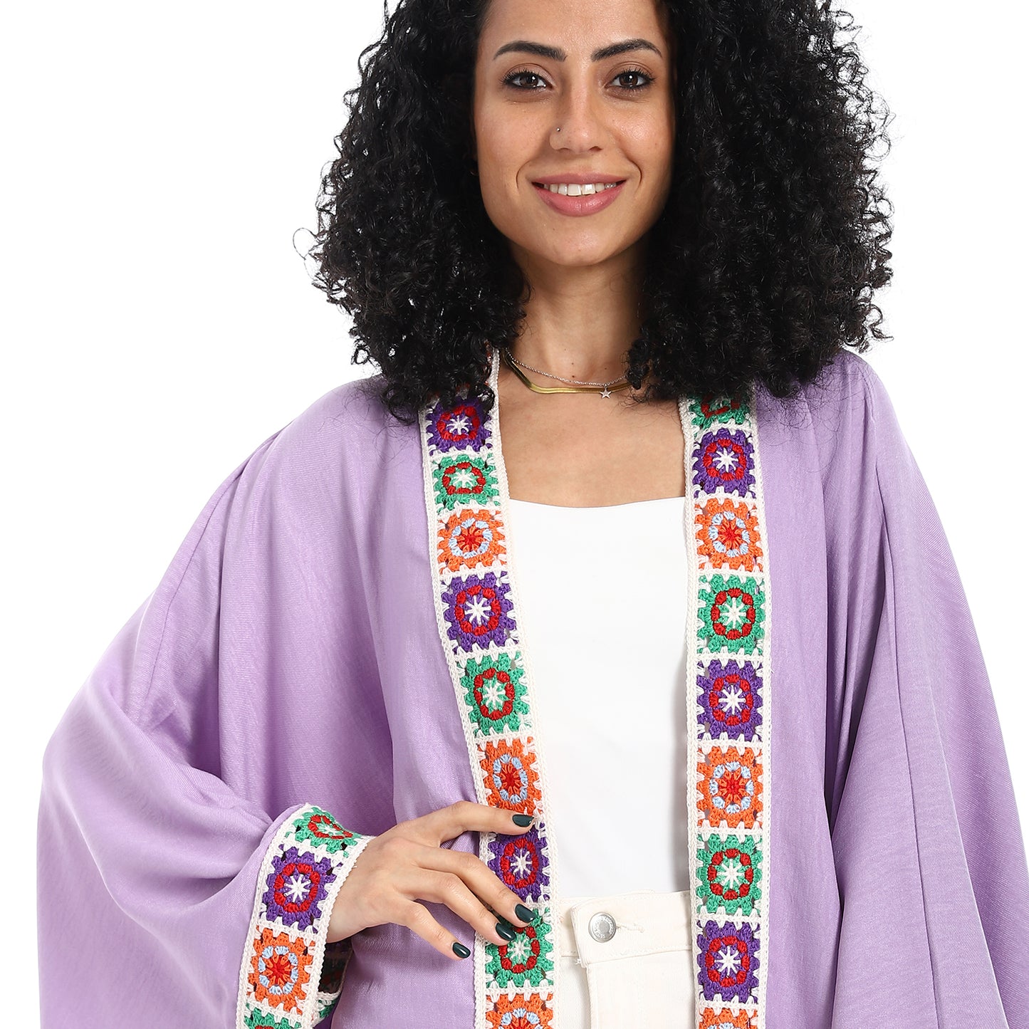 Plain Maxi Kimono