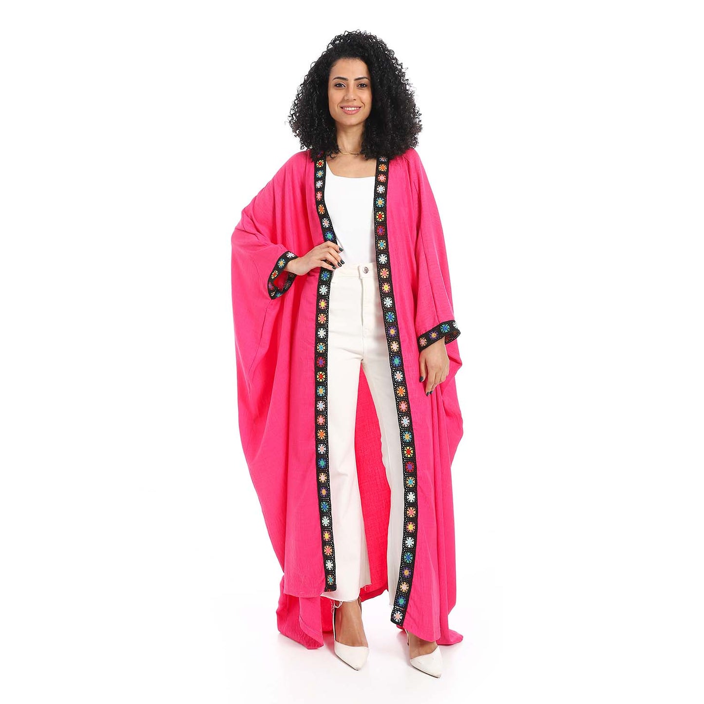 Embroidered Long Cardigan - كارديجان طويل مطرز