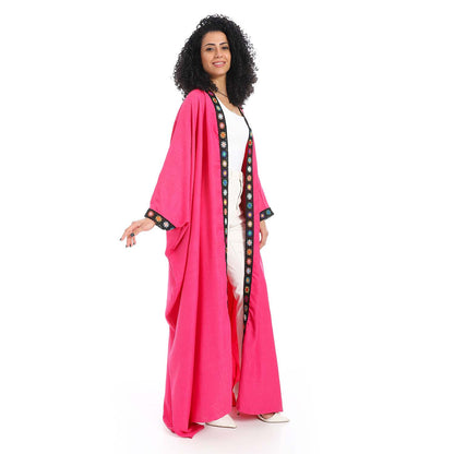 Embroidered Long Cardigan - كارديجان طويل مطرز