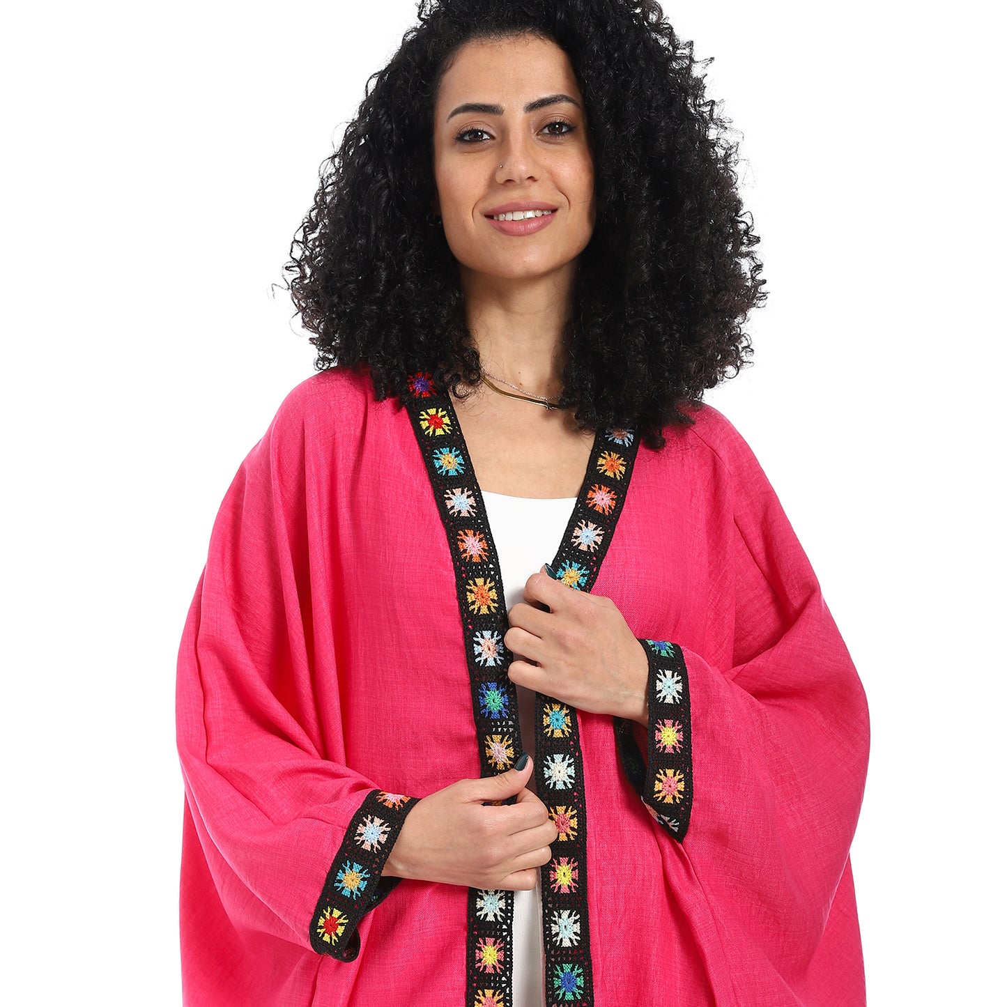 Plain Maxi Kimono