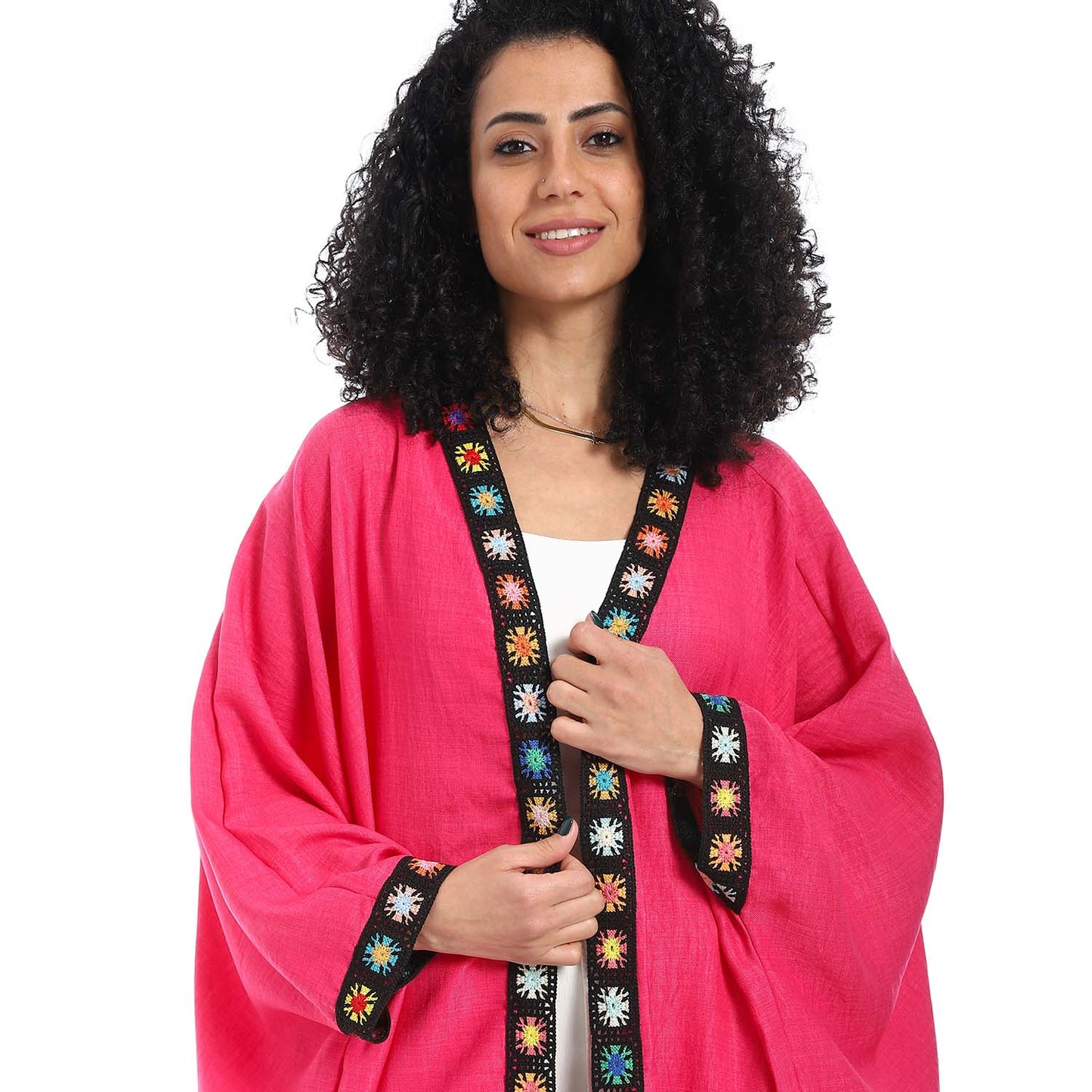 Embroidered Long Cardigan - كارديجان طويل مطرز