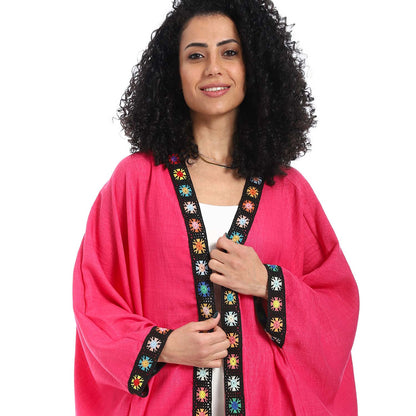 Embroidered Long Cardigan - كارديجان طويل مطرز