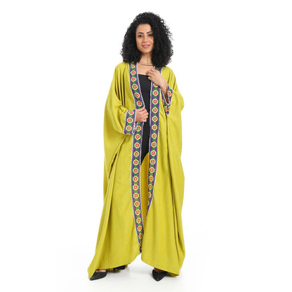 Embroidered Long Cardigan - كارديجان طويل مطرز