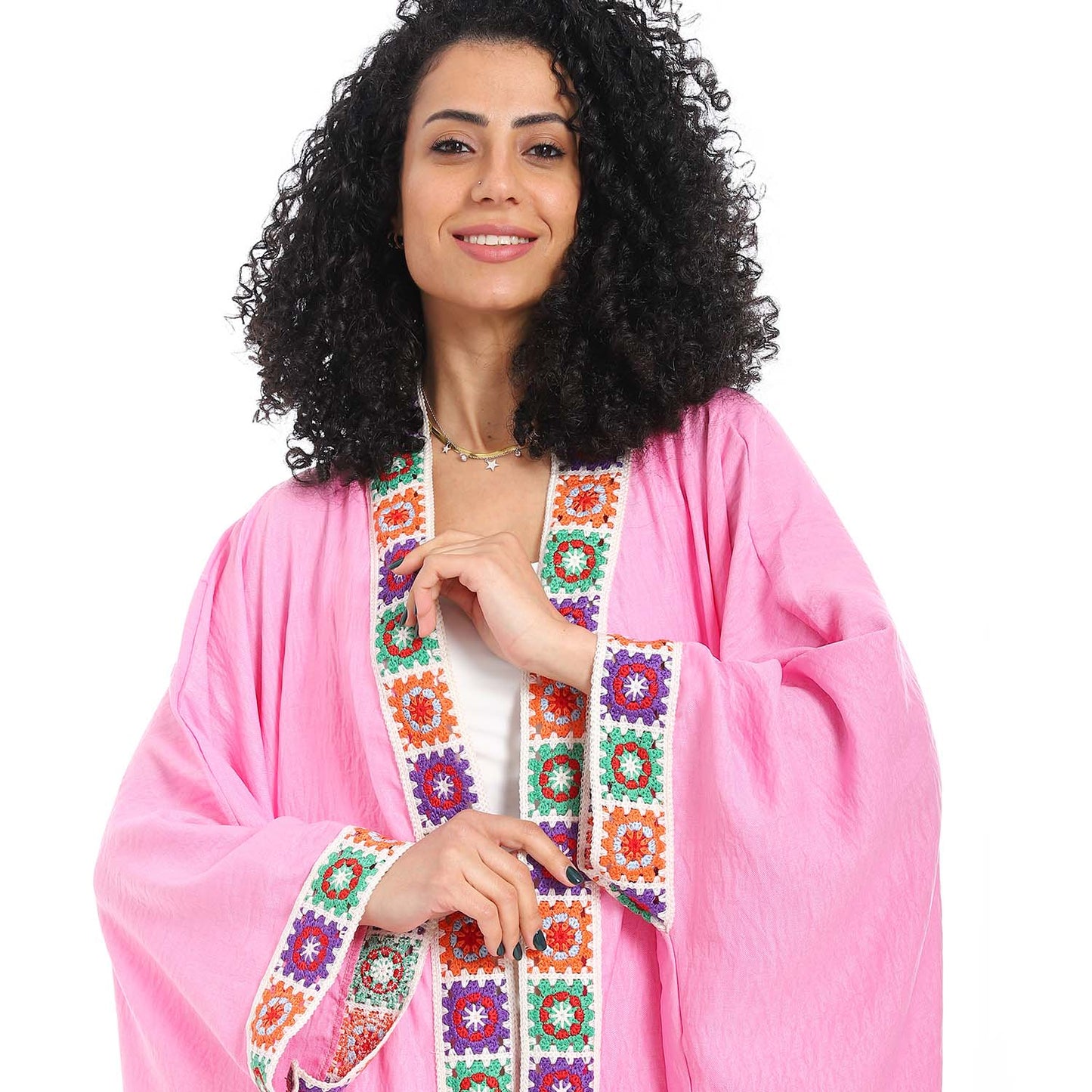 Embroidered Long Cardigan - كارديجان طويل مطرز