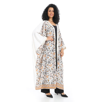 Front Printed Kimono