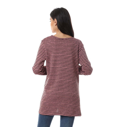 Hairline Stripes Cardigan - كارديجان بخطوط رفيعة