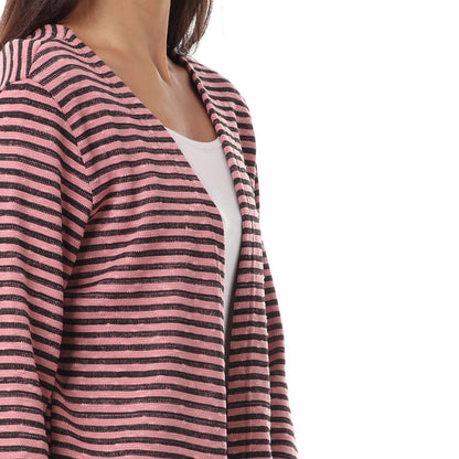Hairline Stripes Cardigan - كارديجان بخطوط رفيعة